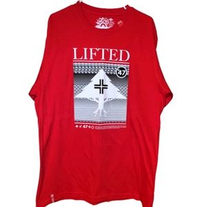 LRG LIFTED 47 red shirt